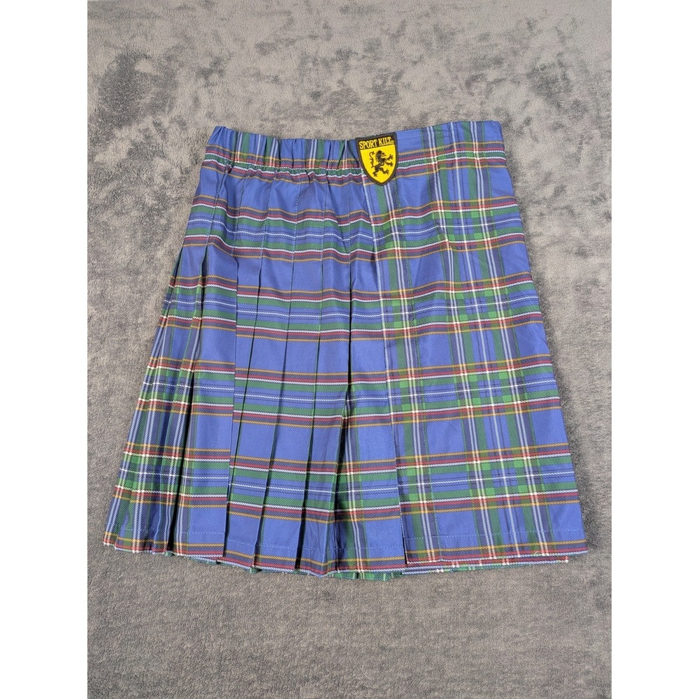 Sport Kilt Buchanan Tartan Mens Kilt Size Medium Plaid Made in USA